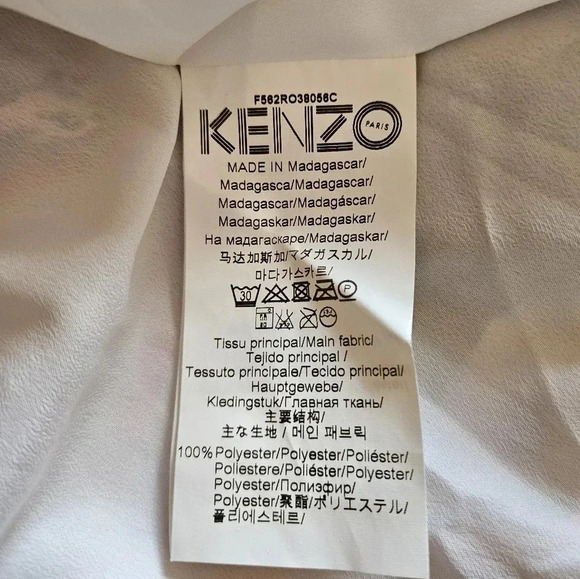 Kenzo Women's Sleeveless Colorful Abstract Boho Artistic Classic Mini Dress 36. - Picture 10 of 11